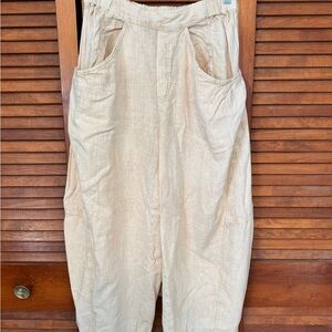 Free People High Road Solid Pull-On Barrel Pants